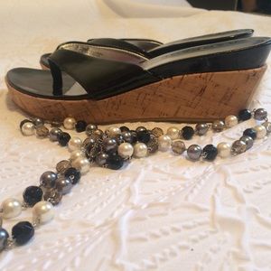 Slip on Wedges Black